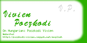 vivien poczkodi business card